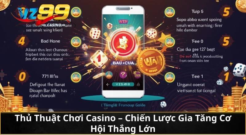 Thủ Thuật Chơi Casino – Chiến Lược Gia Tăng Cơ Hội Thắng Lớn