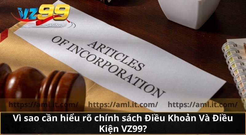 Vì sao cần hiểu rõ chính sách Điều Khoản Và Điều Kiện VZ99?